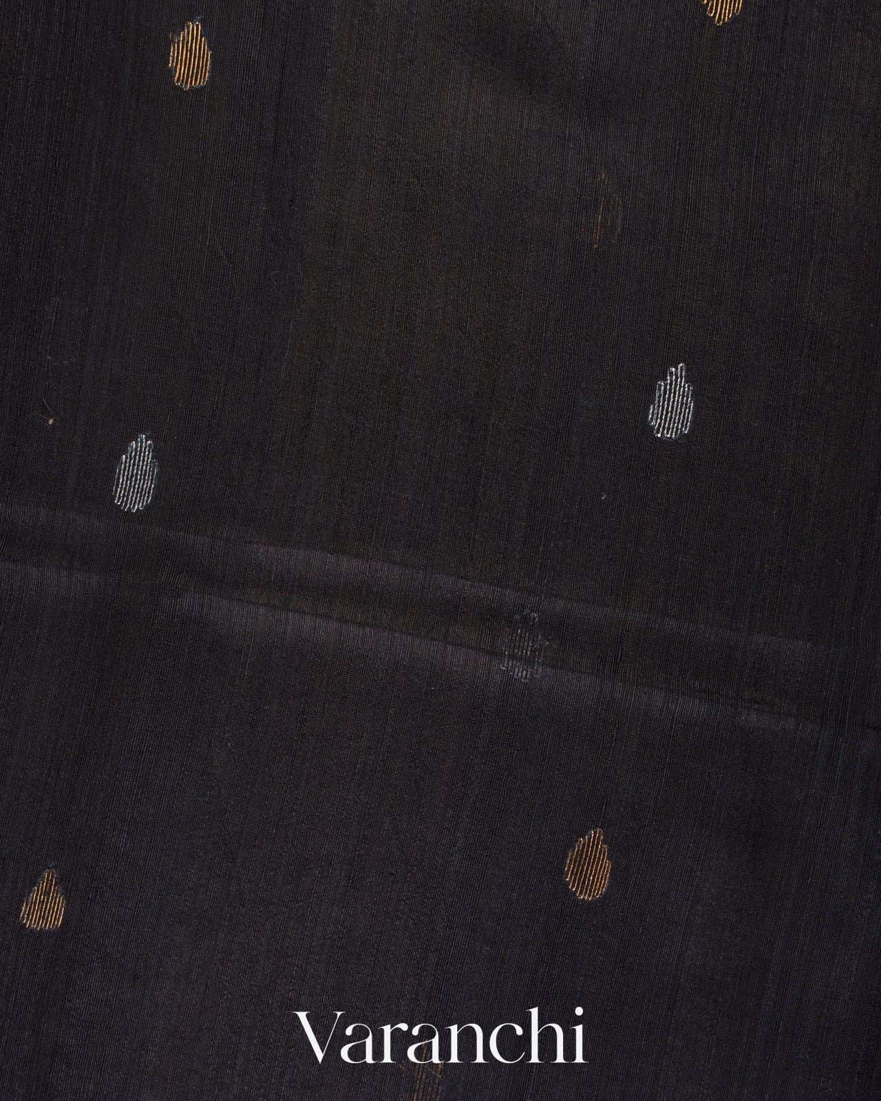 Black Jamdani Pure Matka Silk Handloom Saree