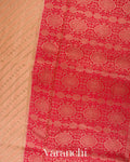 Dusty Orange Pure Moonga Silk Saree 