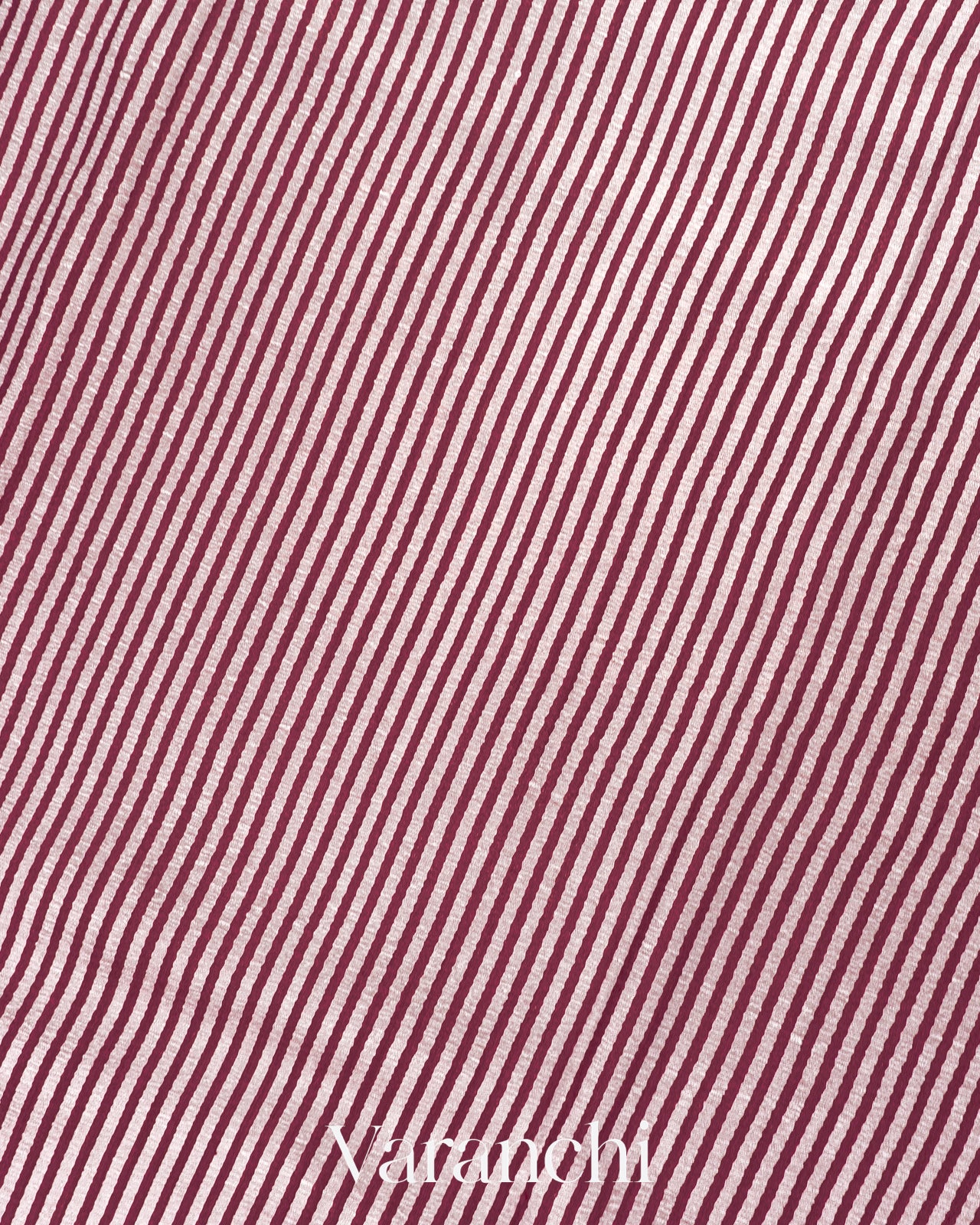 Berry Maroon Pure Crush Tissue Moonga Silk Saree