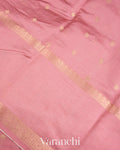 Onion Pink Digital Printed Pure Moonga Silk Saree