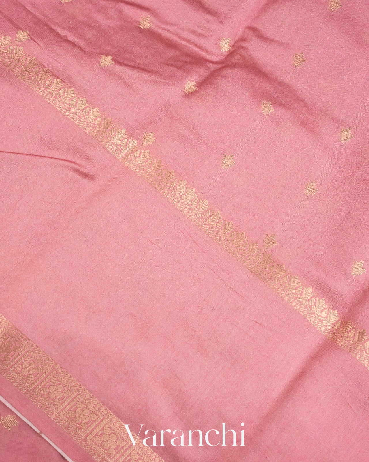 Onion Pink Digital Printed Pure Moonga Silk Saree