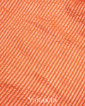 Orange Pure Crush Tissue Moonga Silk Saree