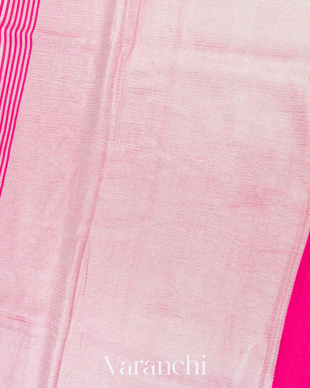 Pink Pure Crush Tissue Moonga Silk Saree