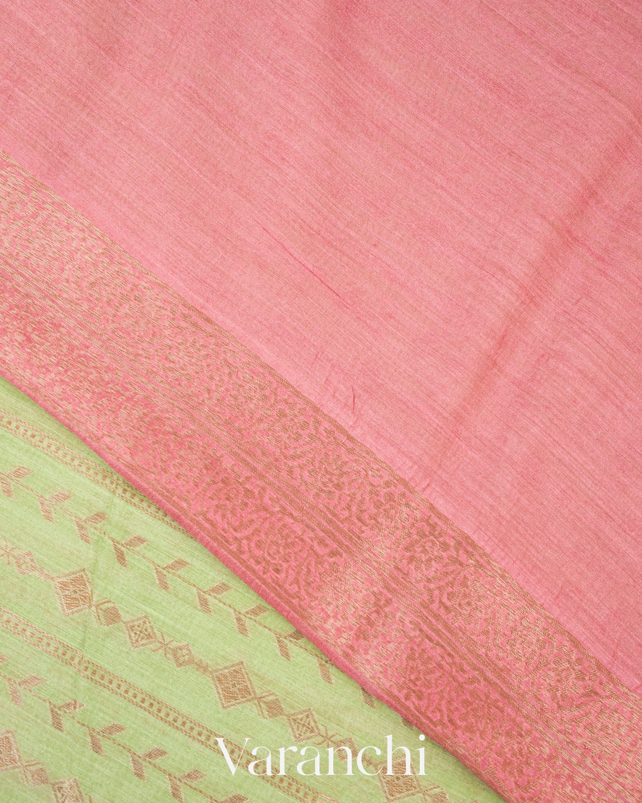 Pista Green Pure Moonga Silk Saree