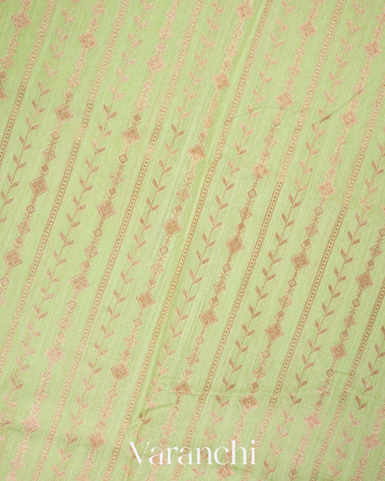 Pista Green Pure Moonga Silk Saree