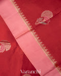 Red Pure Mango Silk Saree