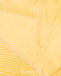 Yellow Pure Crush Tissue Moonga Silk Saree 