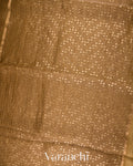 Soft Cocoa Brown with Sequin Embroidery Pure Muslin Silk Handloom Saree 