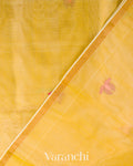 Yellow Jamdani Pure Muslin Silk Handloom Saree