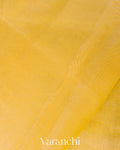 Yellow Jamdani Pure Muslin Silk Handloom Saree
