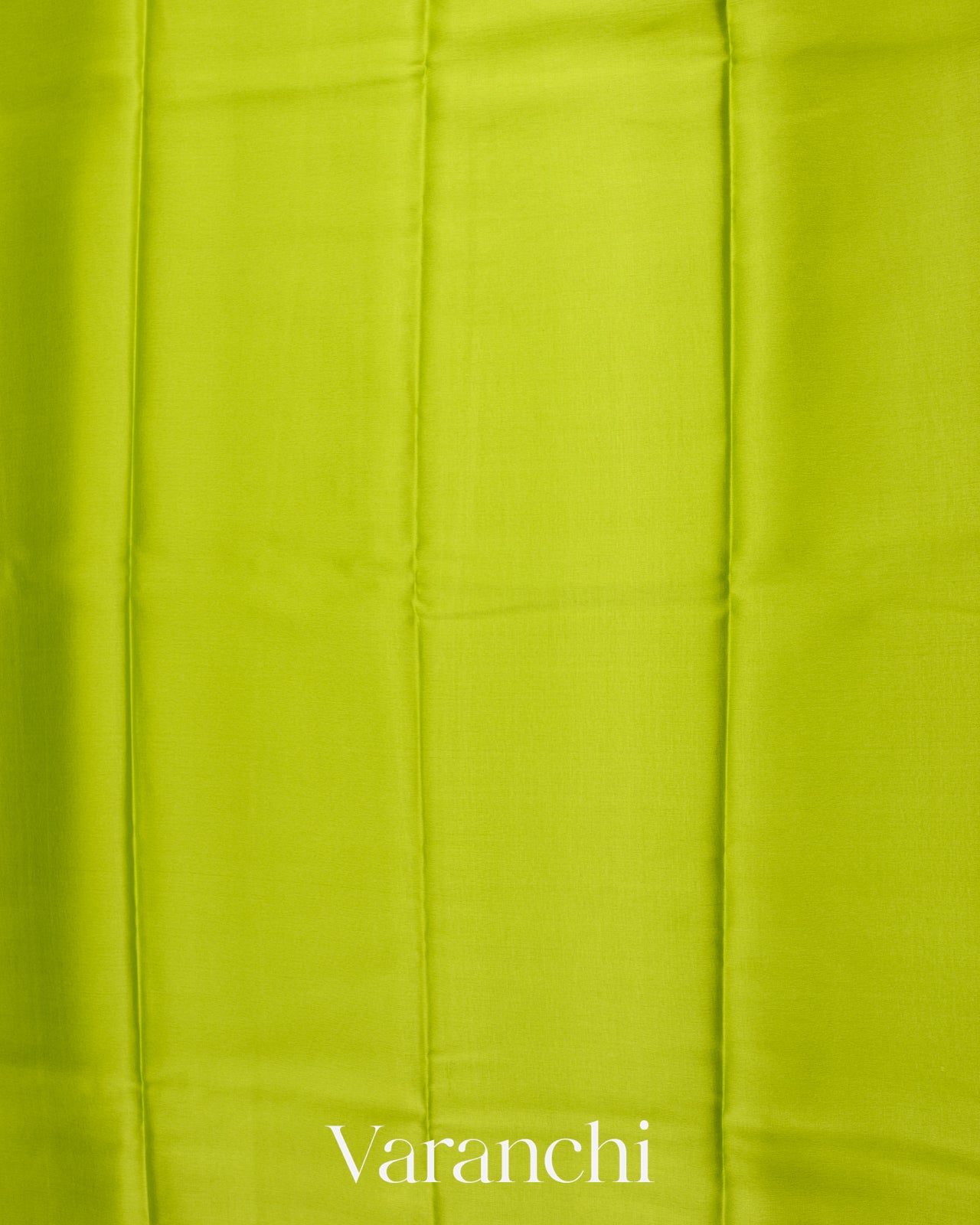 Lime Green Pure Mysore Crepe Silk Saree