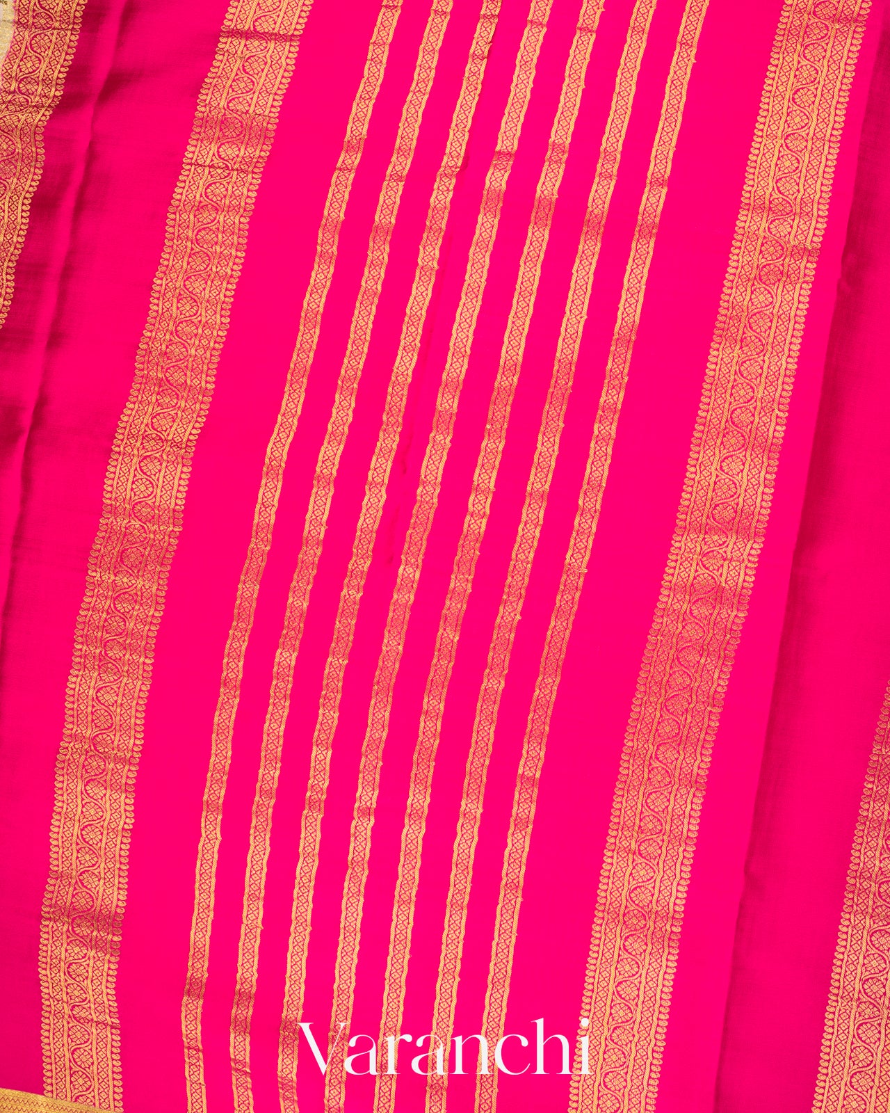 Off White Pure Mysore Crepe Silk Saree