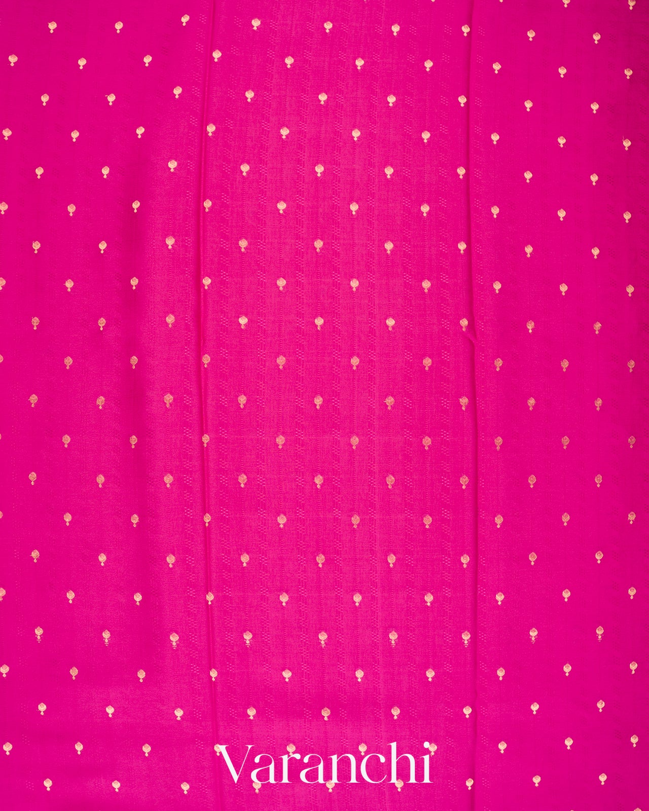 Rani Pink Pure Mysore Crepe Silk Saree