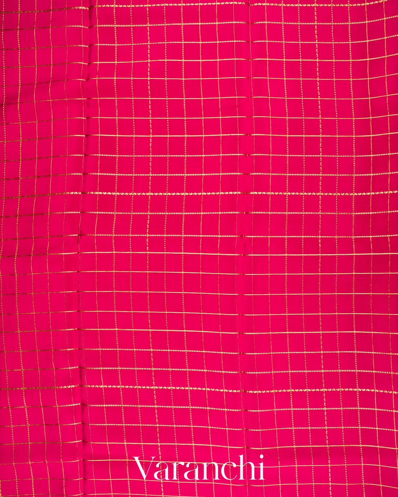 Rani Pink Pure Mysore Crepe Silk Saree