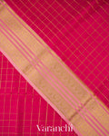 Rani Pink Pure Mysore Crepe Silk Saree