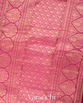 Maharani Pink Brocade Pure Mysore Crepe Silk Saree