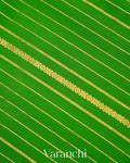 Parrot Green Pure Mysore Silk Saree