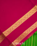 Parrot Green Pure Mysore Silk Saree