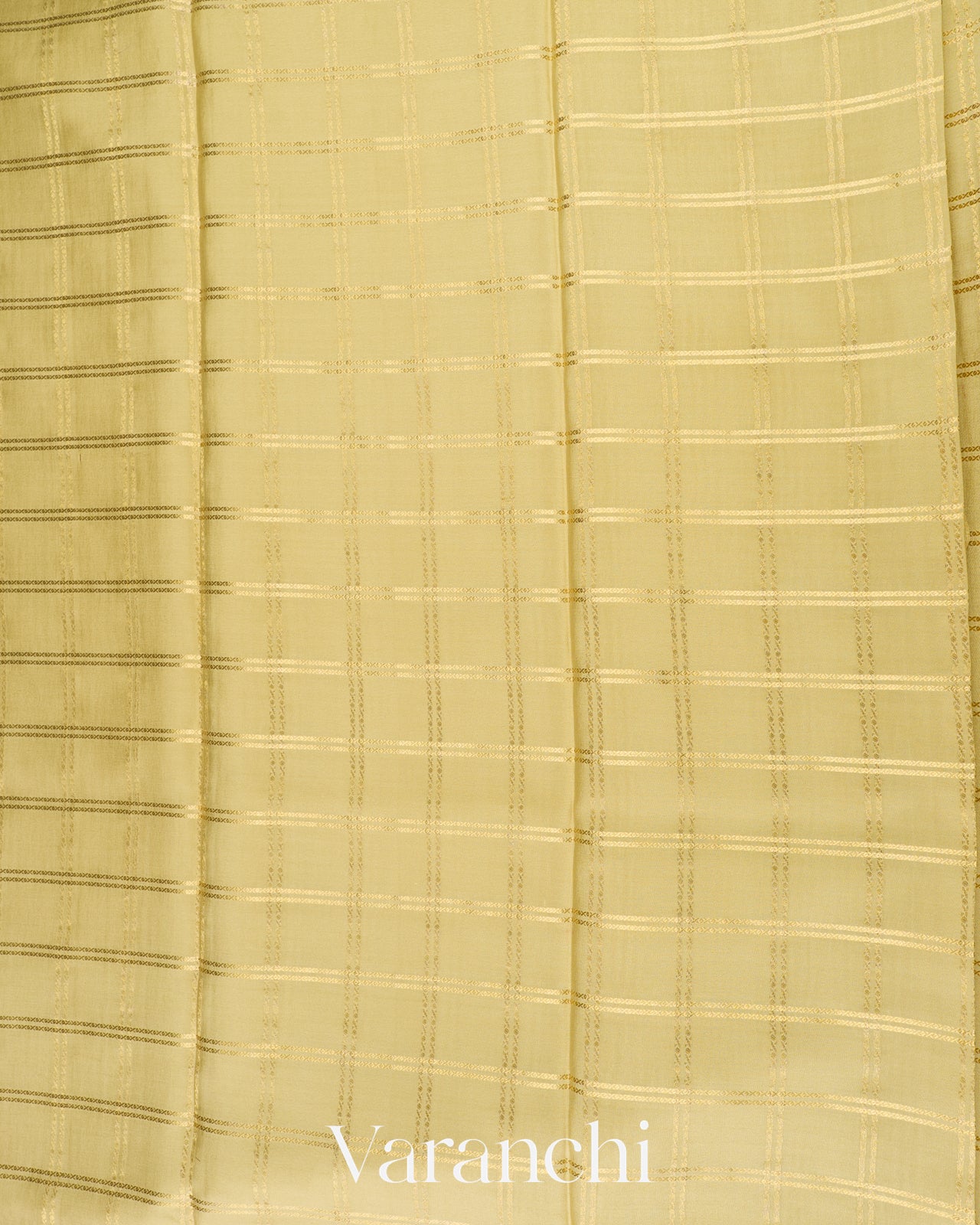 Lemon Green Pure Mysore Crepe Silk Saree