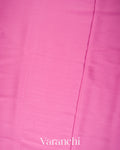 Fresh Rose Pink Pure Mysore Crepe Silk Saree 