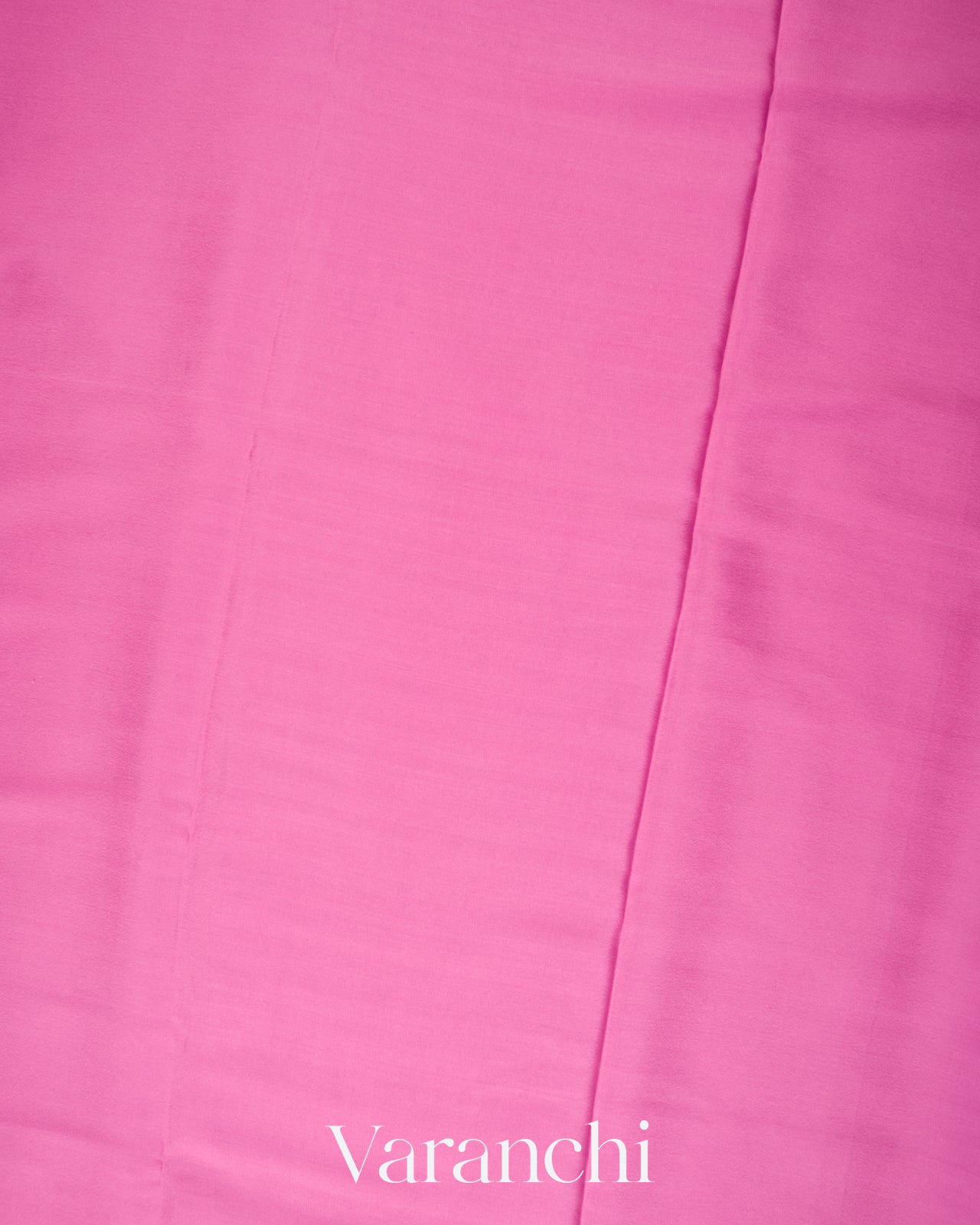 Fresh Rose Pink Pure Mysore Crepe Silk Saree 