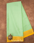Sage Green Pure Mysore Crepe Silk Saree