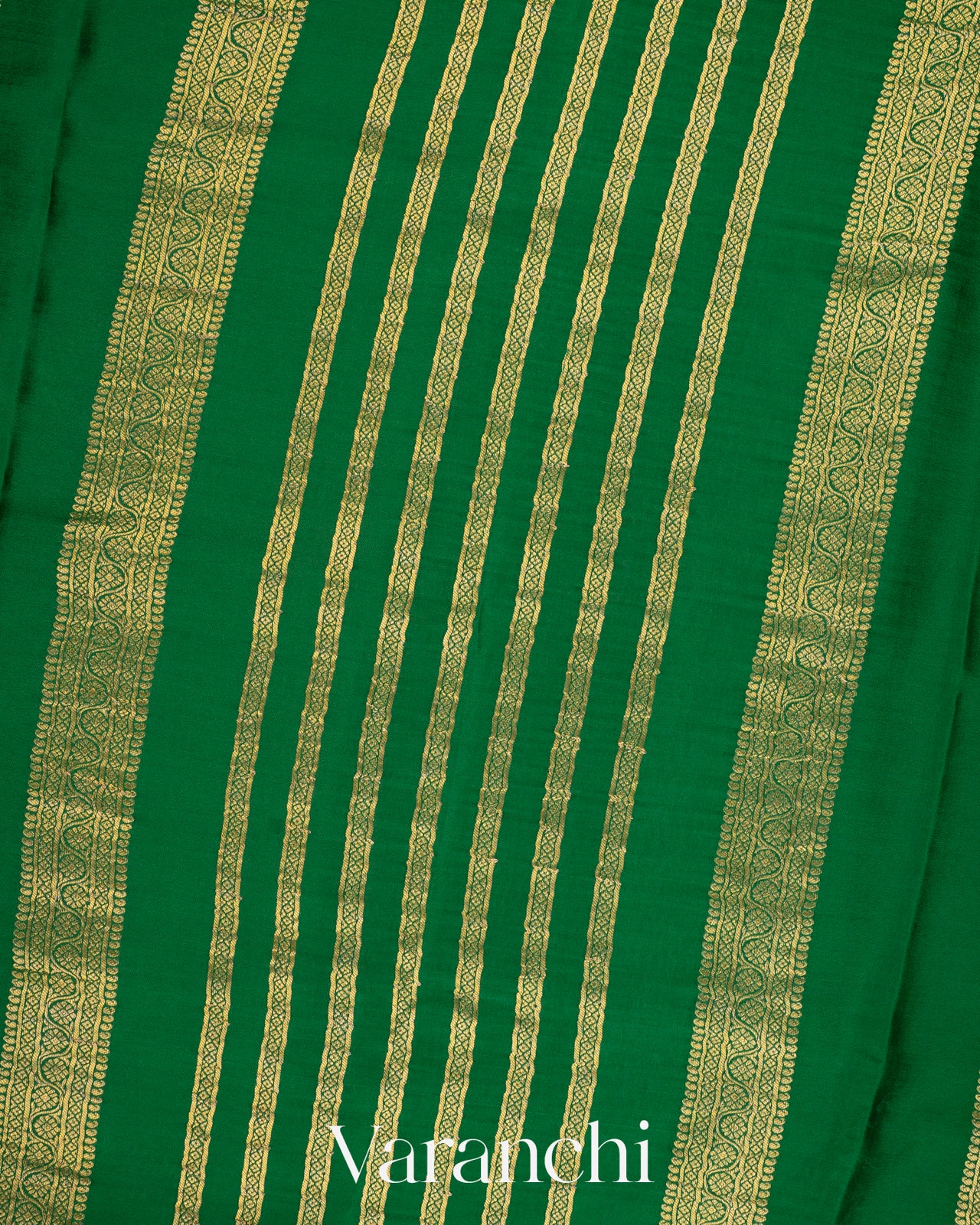 Rani Pink Pure Mysore Crepe Silk Saree
