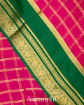Rani Pink Pure Mysore Crepe Silk Saree