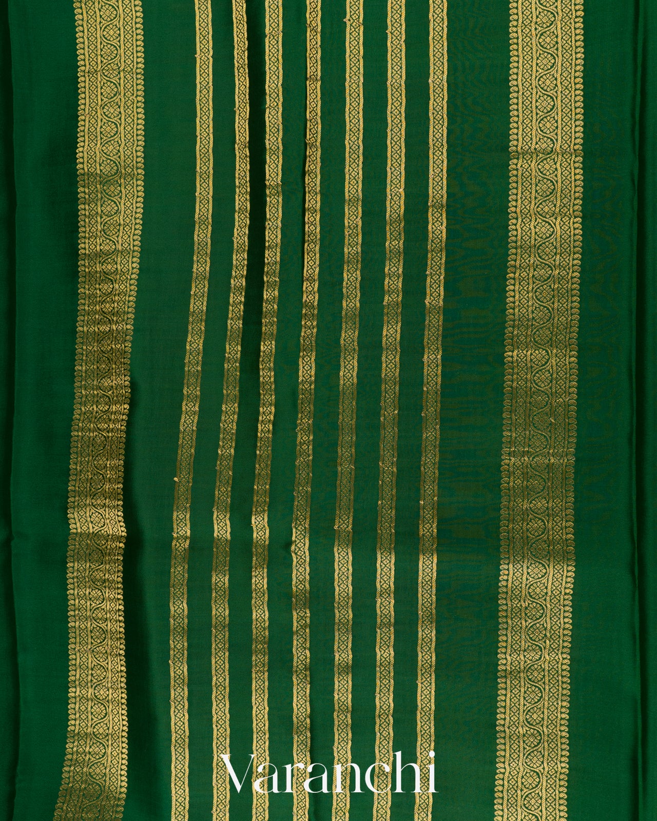 Turmeric Yellow Pure Mysore Crepe Silk Saree