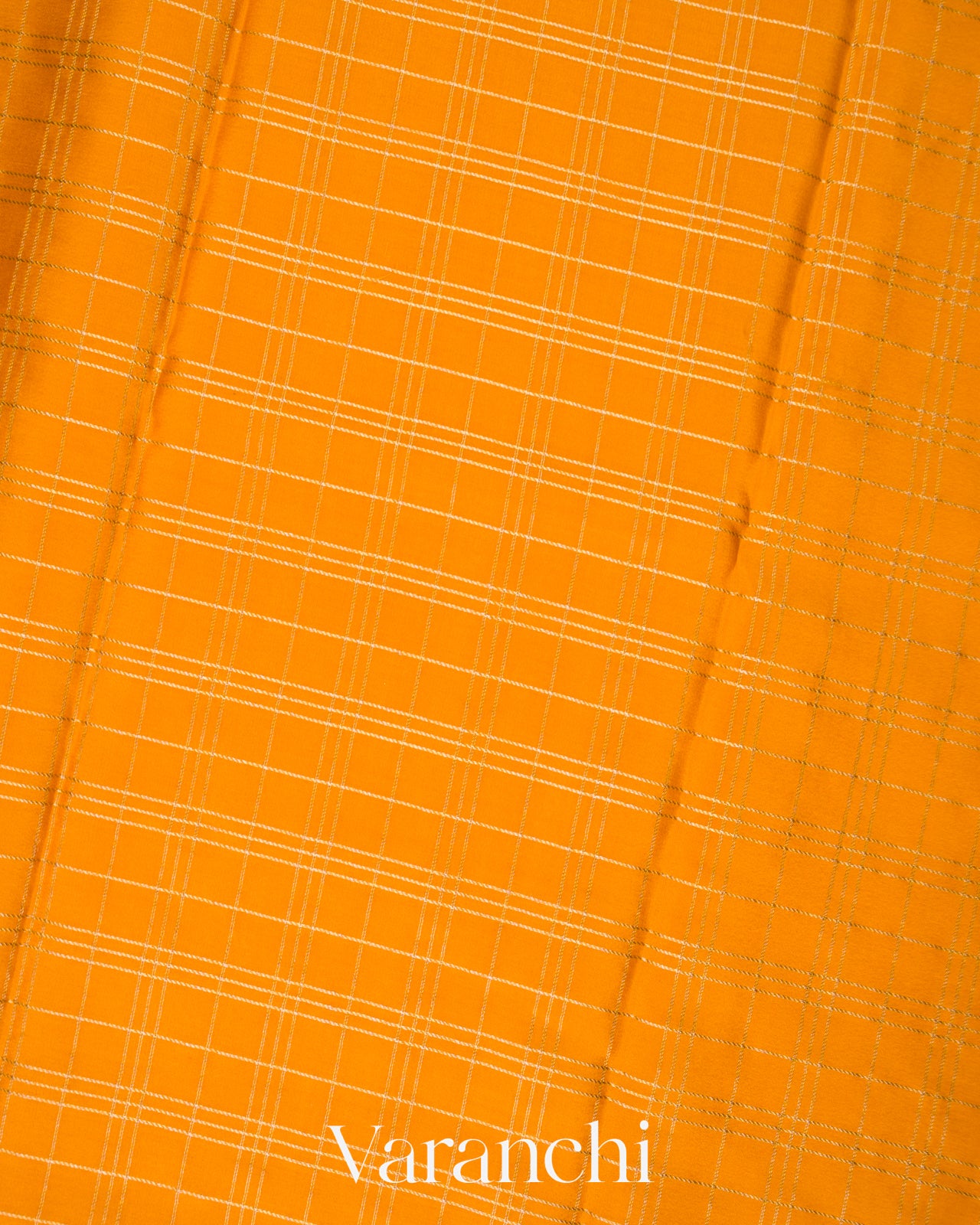 Turmeric Yellow Pure Mysore Crepe Silk Saree