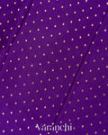 Deep Purple Pure Mysore Crepe Silk Saree 