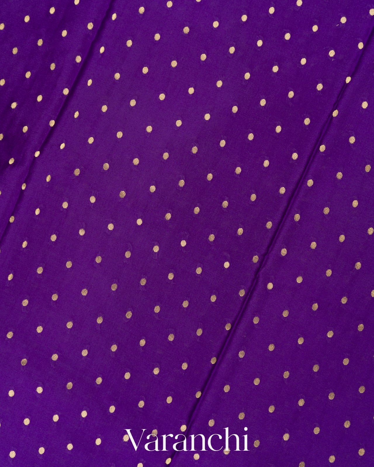 Deep Purple Pure Mysore Crepe Silk Saree 