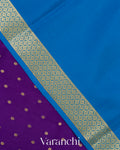 Deep Purple Pure Mysore Crepe Silk Saree 