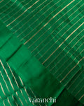 Emerald Green Pure Poona Silk Handloom Saree