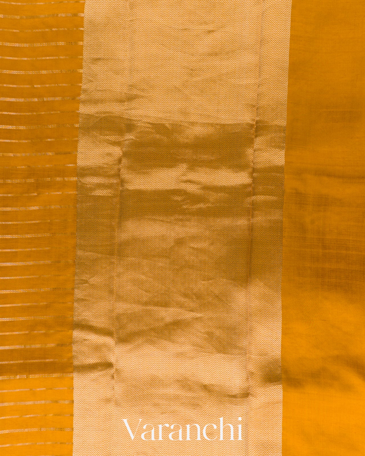 Haldi Yellow Pure Poona Silk Handloom Saree