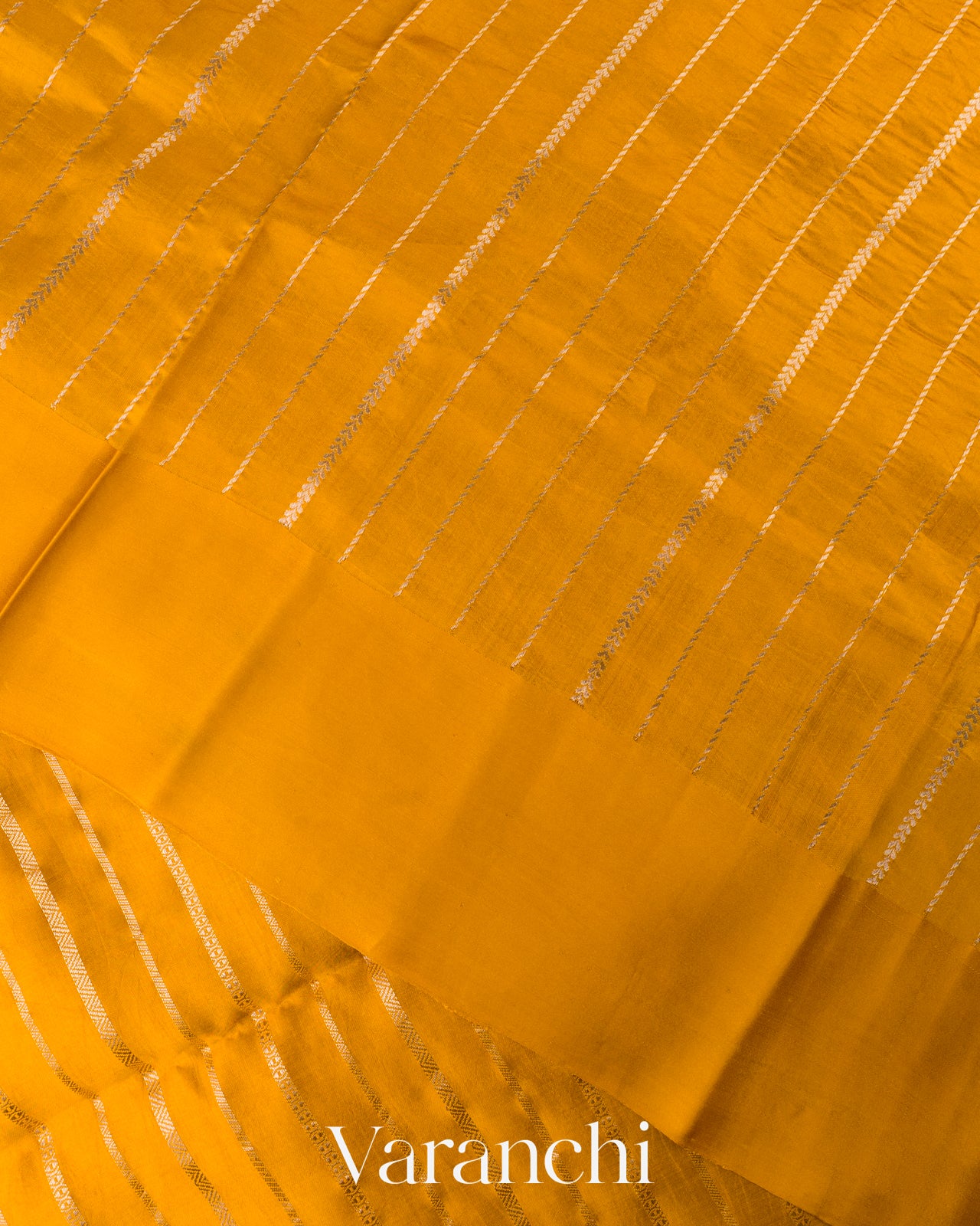 Haldi Yellow Pure Poona Silk Handloom Saree
