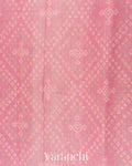 Rose Pink Pure Rajkot Patola Cotton Handloom Saree