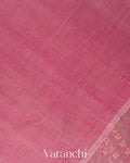 Rose Pink Pure Rajkot Patola Cotton Handloom Saree