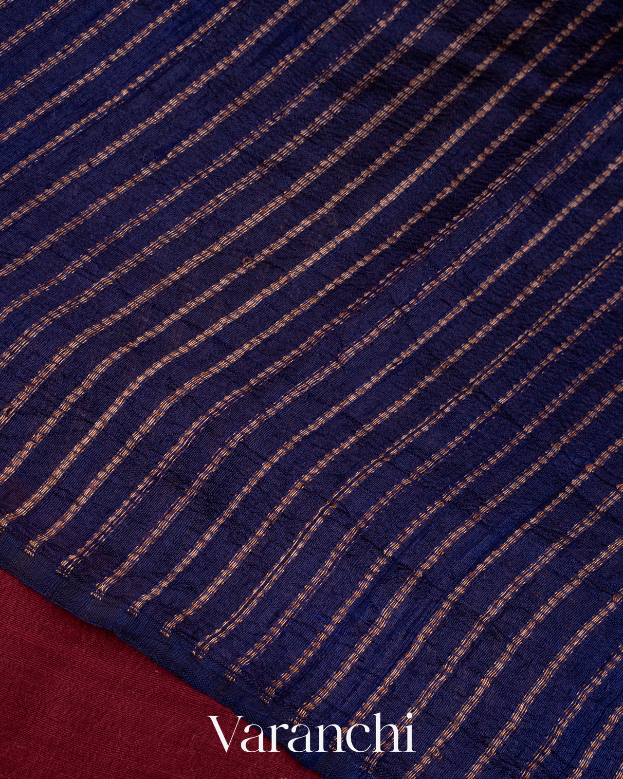 Maroon Borderless Pure Raw Silk Handloom Saree