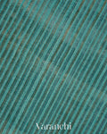Powder Blue with Tissue Stripes Pure Raw Silk Handloom Saree
