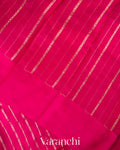 Deep Magenta Pink Poona Silk Handloom Saree