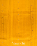 Turmeric Yellow Borderless Pure Raw Silk Handloom Saree