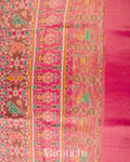 Cocoa Brown Patola Printed Pure Silk Cotton Tissue Saree