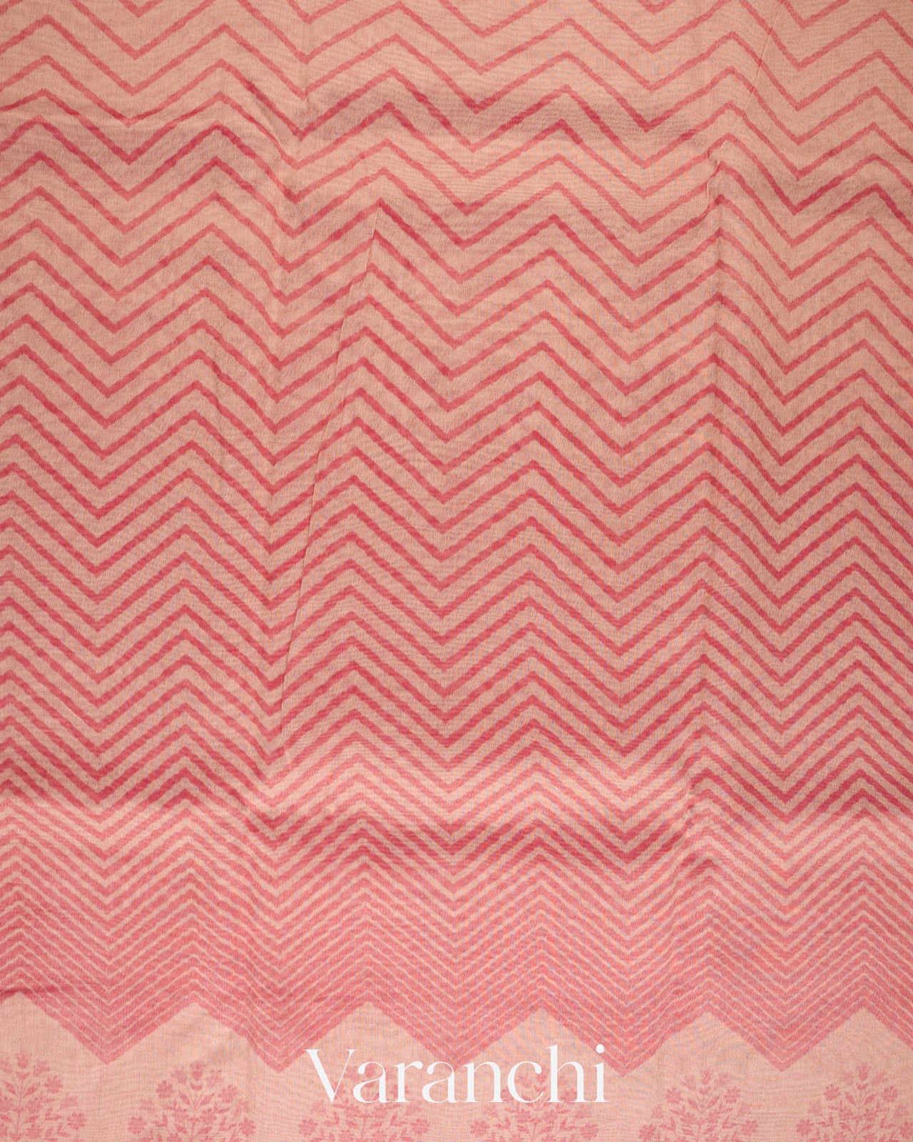 Light Pink Digital Printed Pure Silk Cotton Tissue Saree