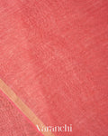 Blush Pink Jamdani Pure Silk Linen Handloom Saree 