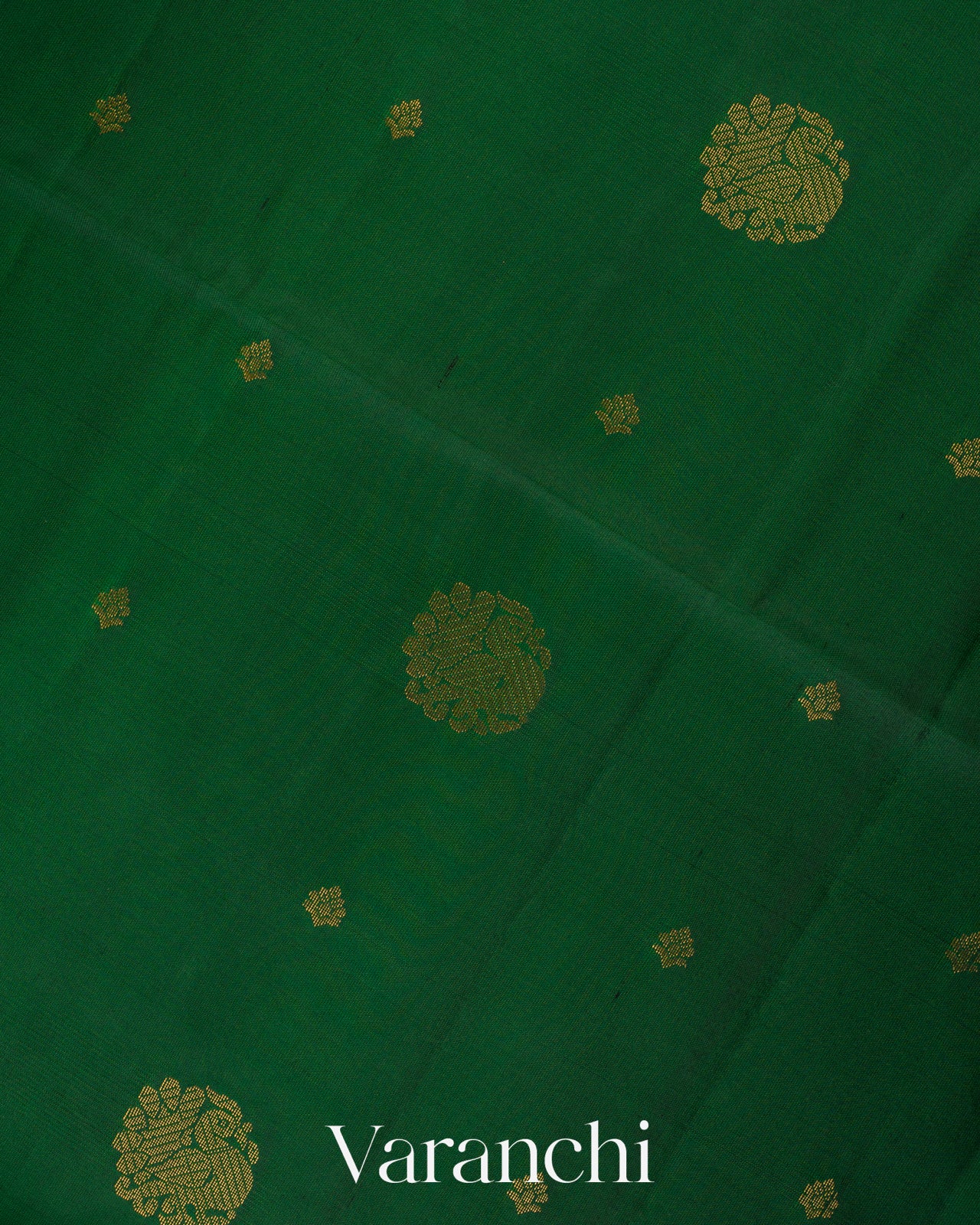Bottle Green Pure Soft Silk Handloom Saree