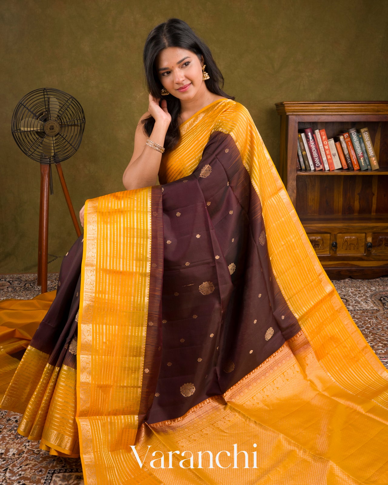 Dark Maroon Pure Soft Silk Handloom Saree