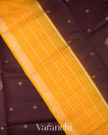 Dark Maroon Pure Soft Silk Handloom Saree