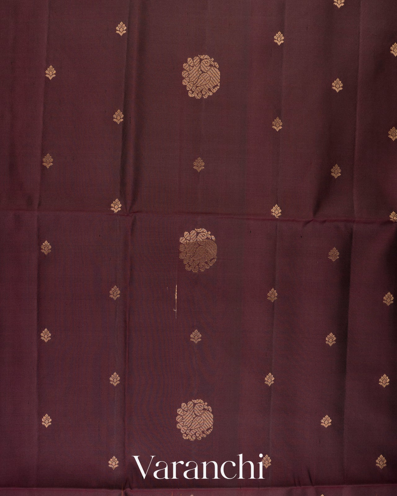 Dark Maroon Pure Soft Silk Handloom Saree