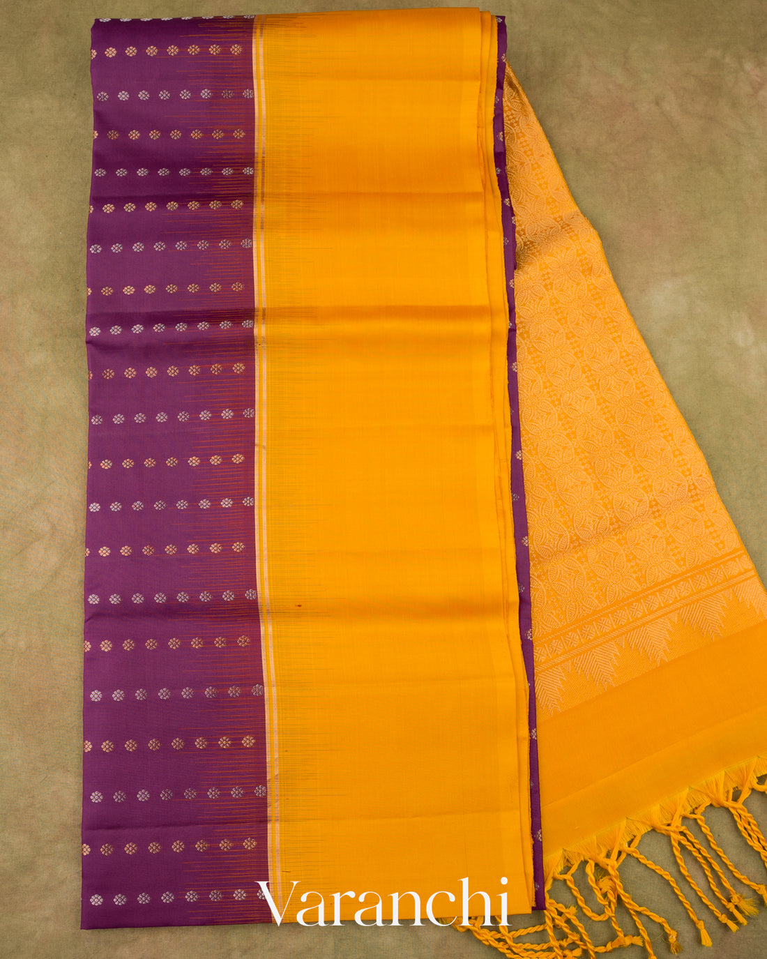 Mulberry Purple Pure Soft Silk Handloom Saree